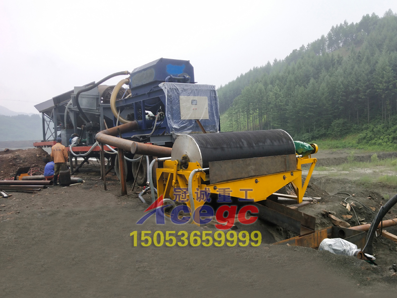 遼寧移動重選礦設備現(xiàn)場